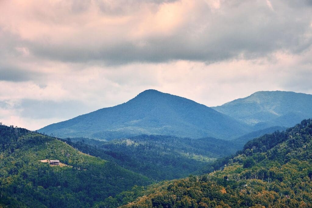 Panoramic Smoky Mountain view